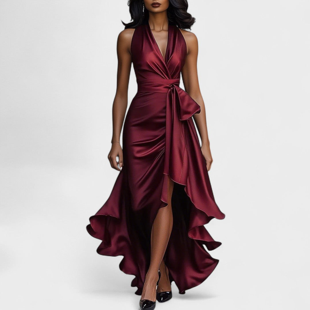 Ема - Официална рокля с волани