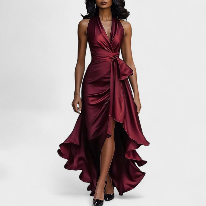 Ема - Официална рокля с волани