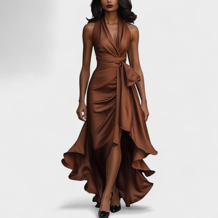 Ема - Официална рокля с волани