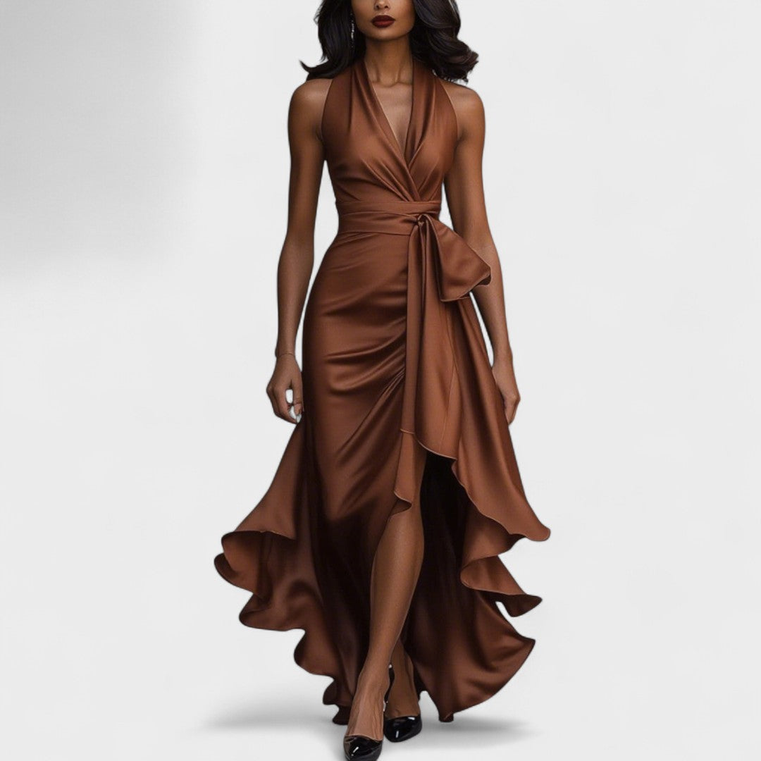 Ема - Официална рокля с волани