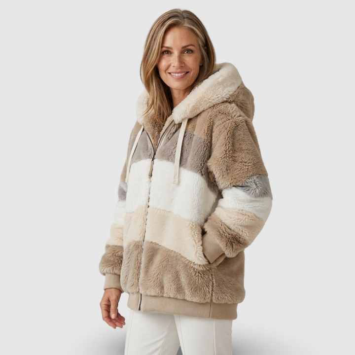 Яна – Премиум пухено яке с качулка