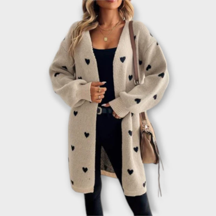 Джулия - Кардиган с модел на сърца