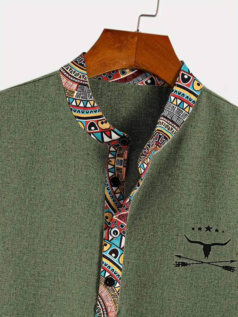 Жеко - Елегантна риза с къси ръкави