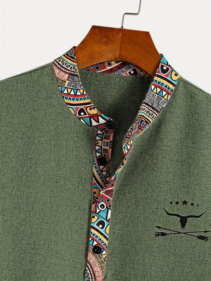 Жеко - Елегантна риза с къси ръкави