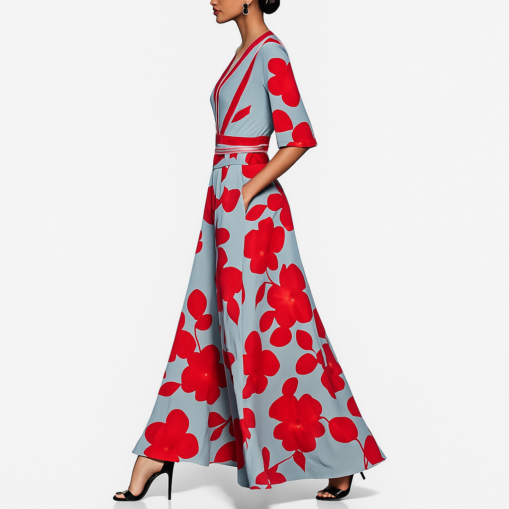 Петра - Цветна Макси Рокля