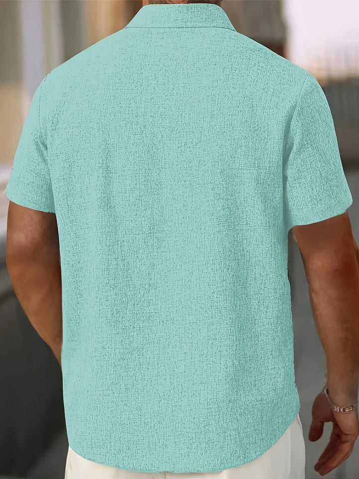 Здравчо - Лека риза с къс ръкав от лен