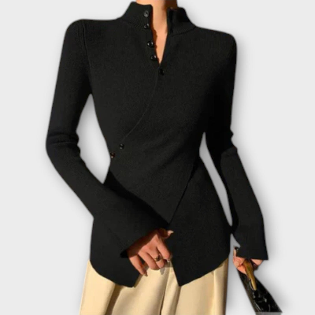 Мичико – Елегантна Slim Fit Плетена Кофтица