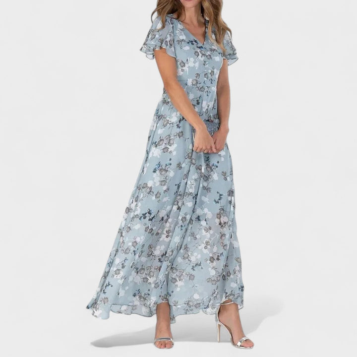 Мила - Луксозна дълга рокля с елегантен крой