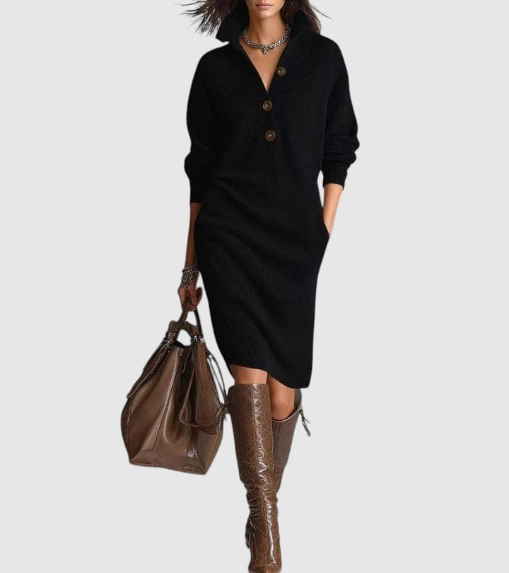 Весела – Елегантна плетена рокля