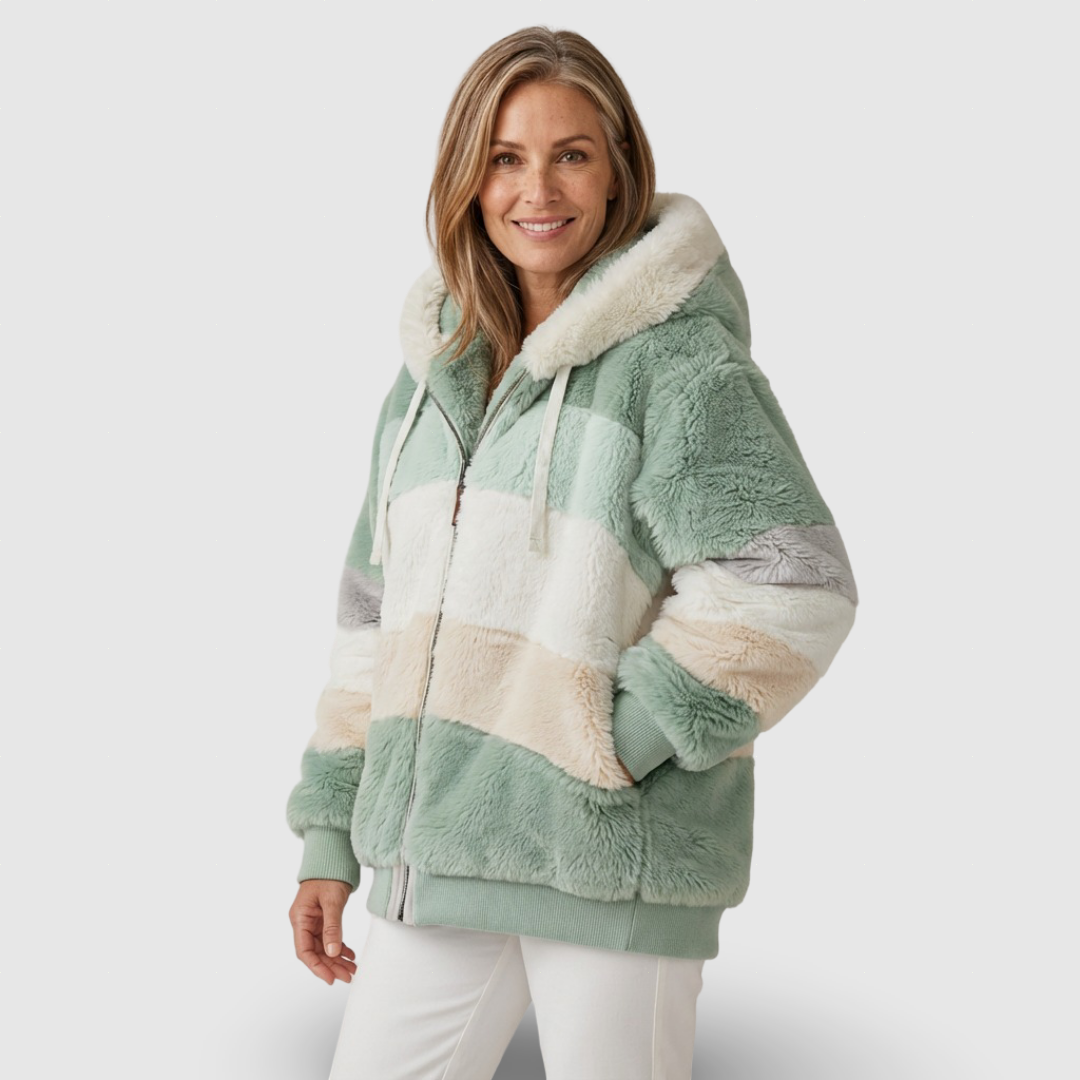 Яна – Премиум пухено яке с качулка