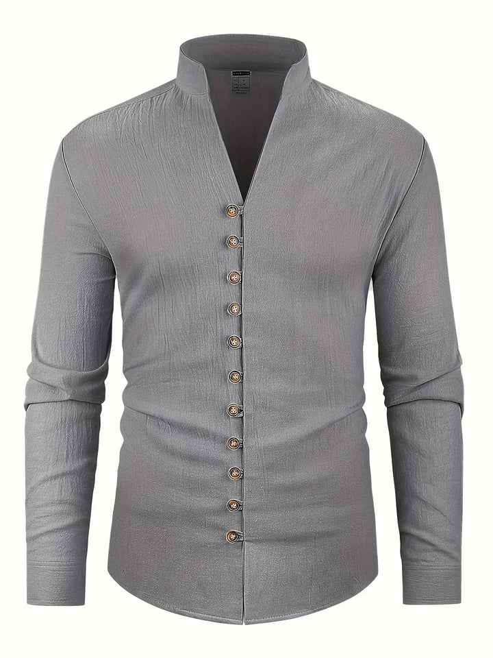 Орфей - Лека памучна риза с дълги ръкави