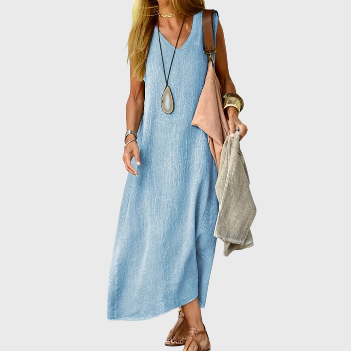 Петра | Лятна рокля с цветен десен