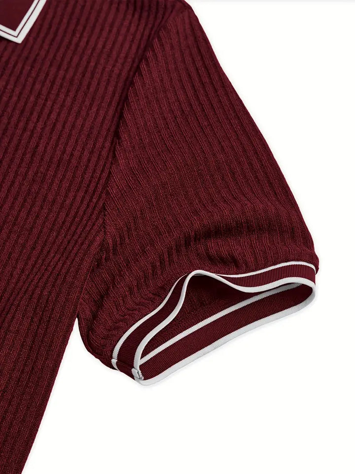 Горан - Елегантен поло с къси ръкави