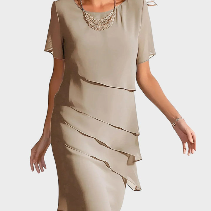 Кристина – Елегантна отслабваща рокля