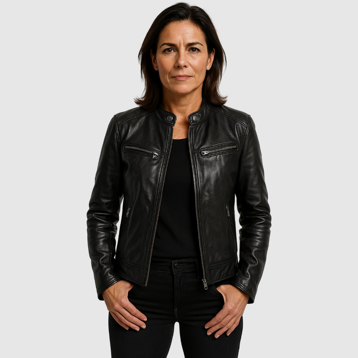 Бони - Ненатрапчива кожена якета