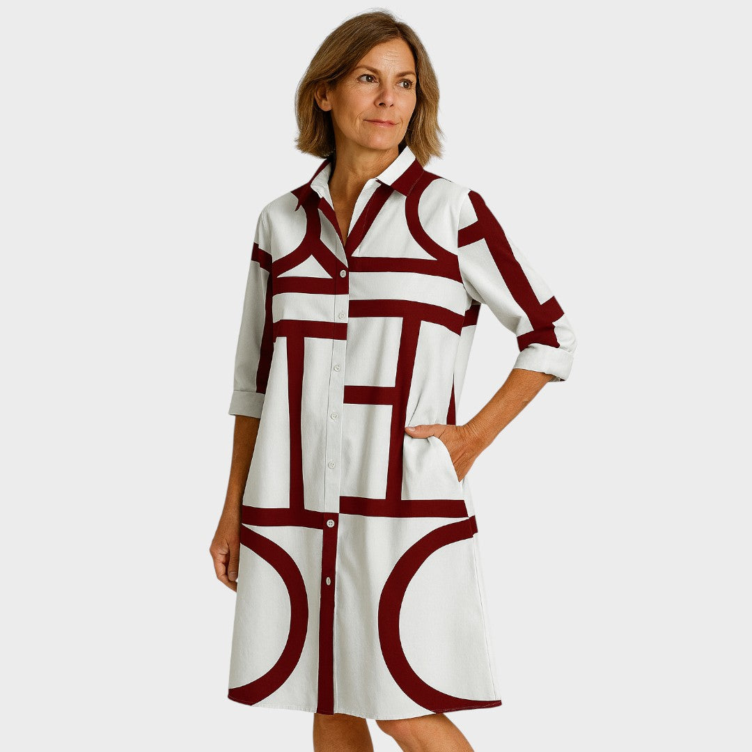 Петра - Рокля с геометричен модел