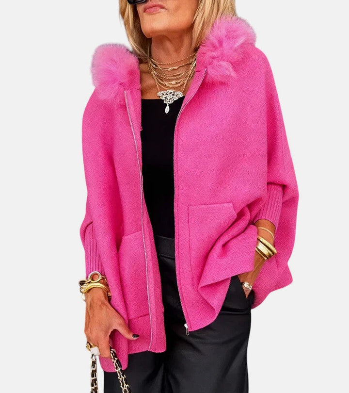 Калина – Вълнено Яке с Изкуствен Косъм