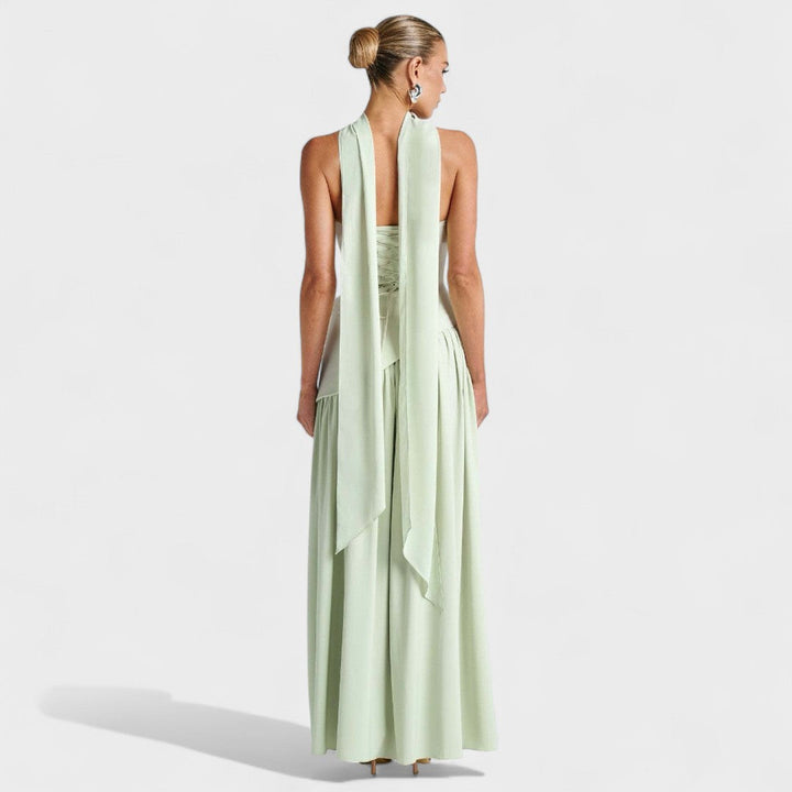 Хана - Дълга рокля с изискан дизайн