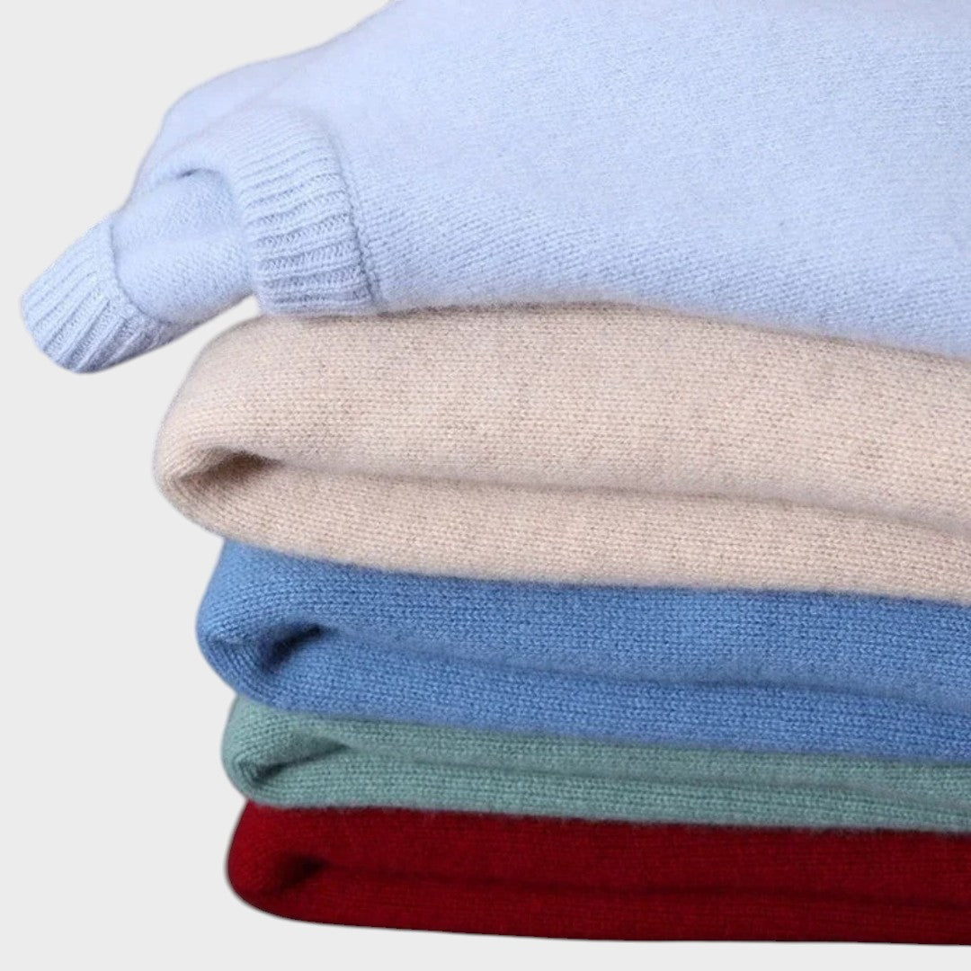 Марсел – Пуловер от кашмир с кръгло деколте