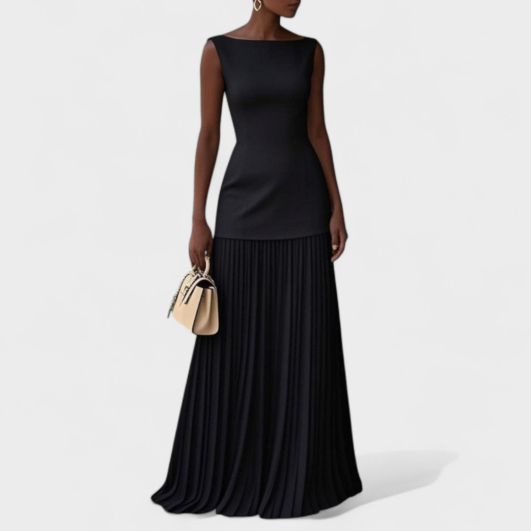 Елена - Луксозна дълга рокля без ръкави