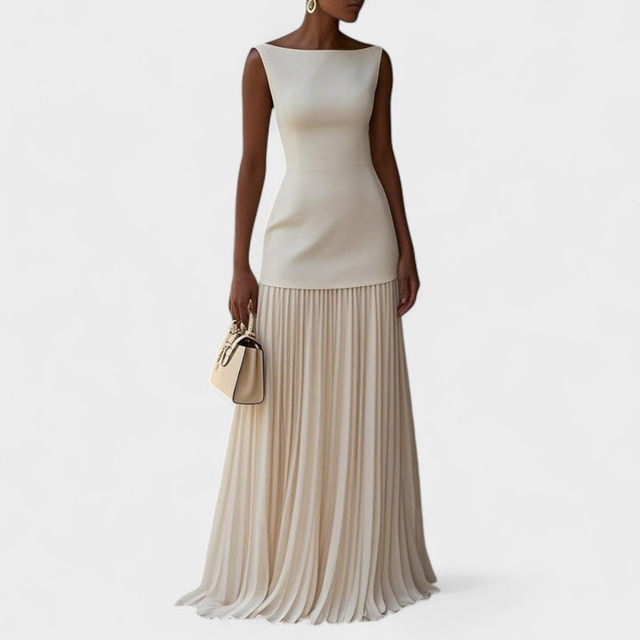 Елена - Луксозна дълга рокля без ръкави