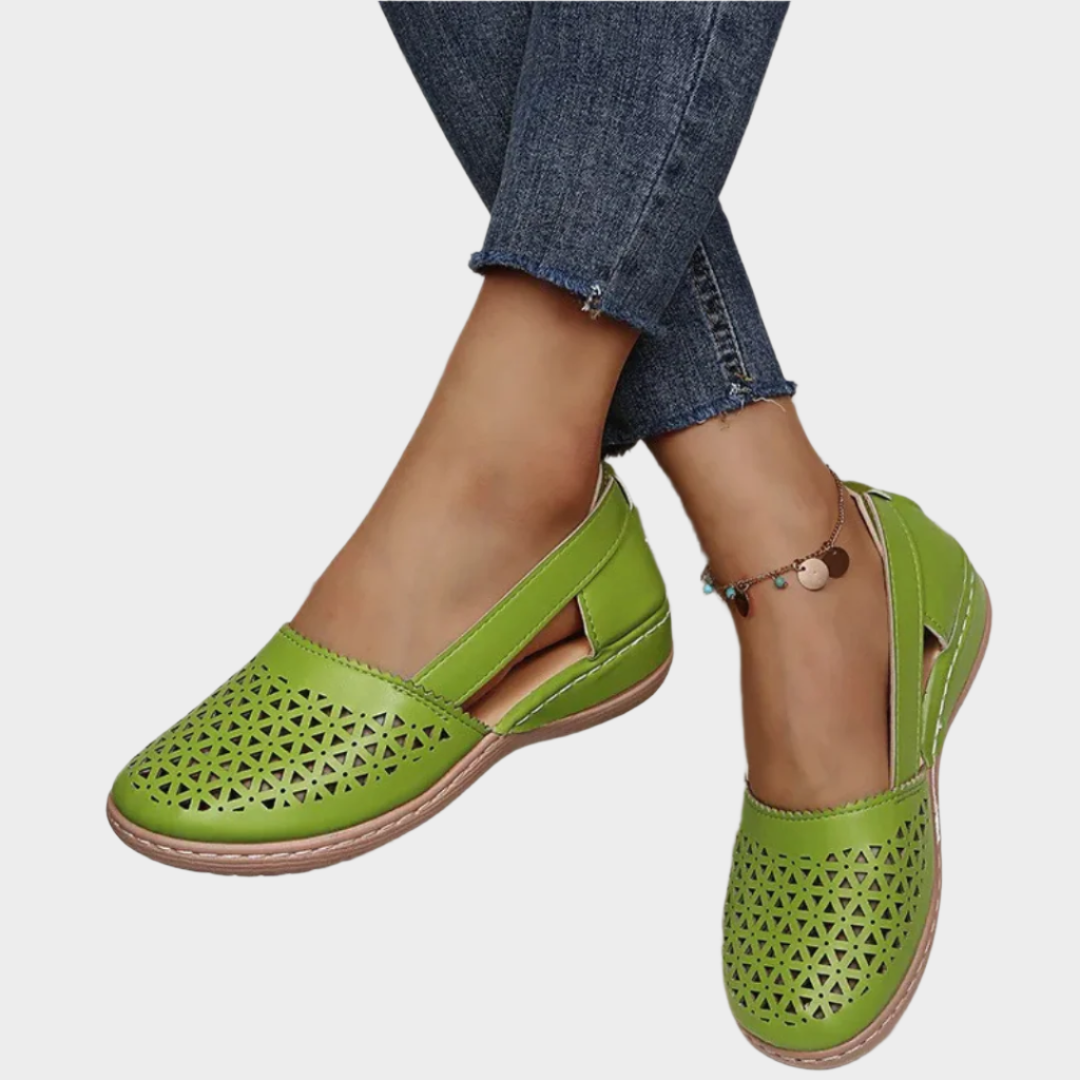 Анатомични Балетанки с Изрези и Лента