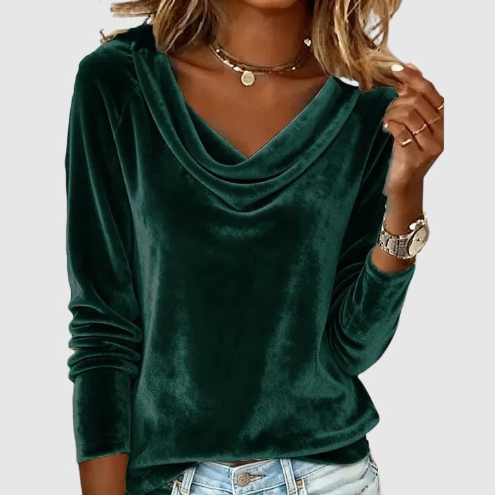 Весела – Премиум кадифен топ