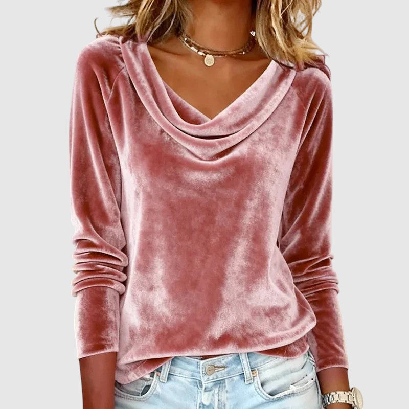 Весела – Премиум кадифен топ