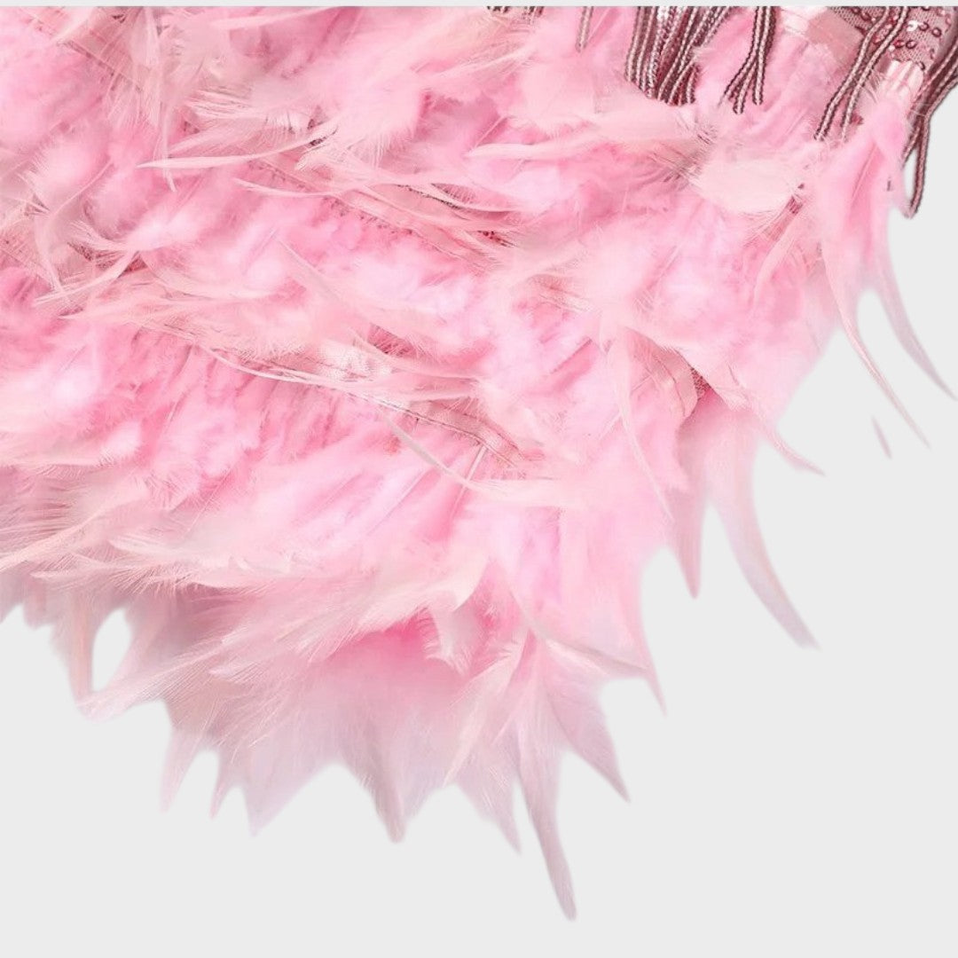 Дора - Елегантна коктейлна рокля