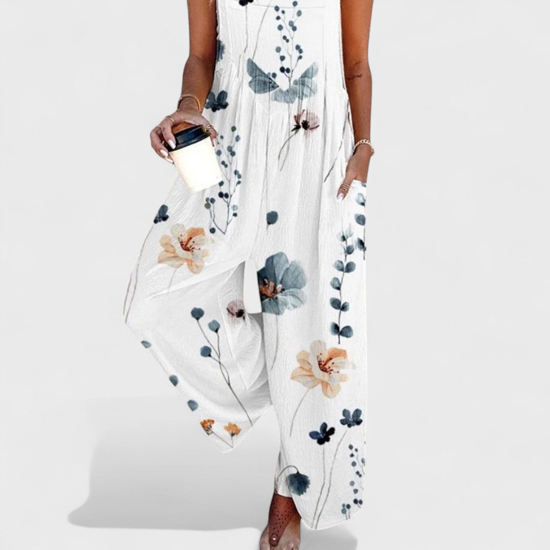 Damira™ - Летен Комбинезон с Цветен Узор