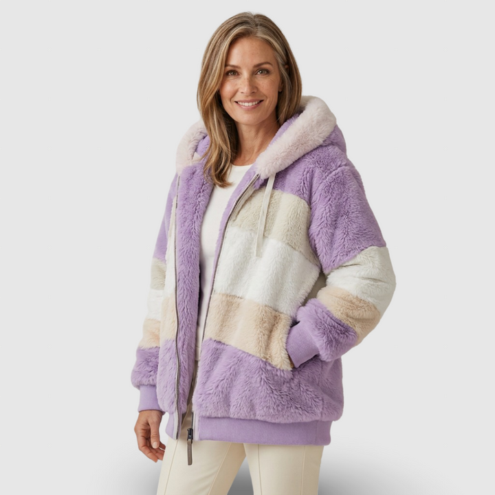 Яна – Премиум пухено яке с качулка