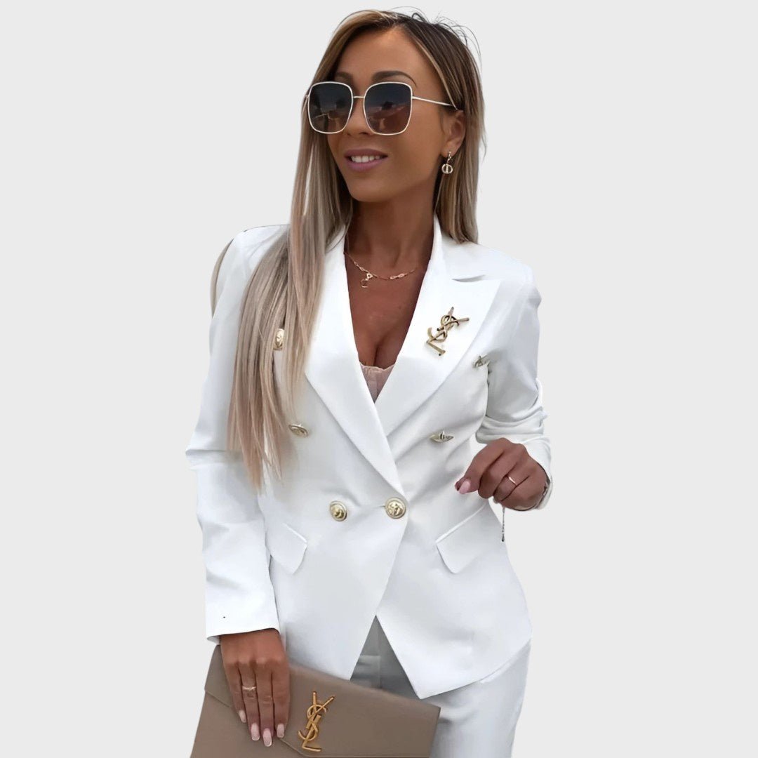 Божена - Двуредно сако с изразен силует