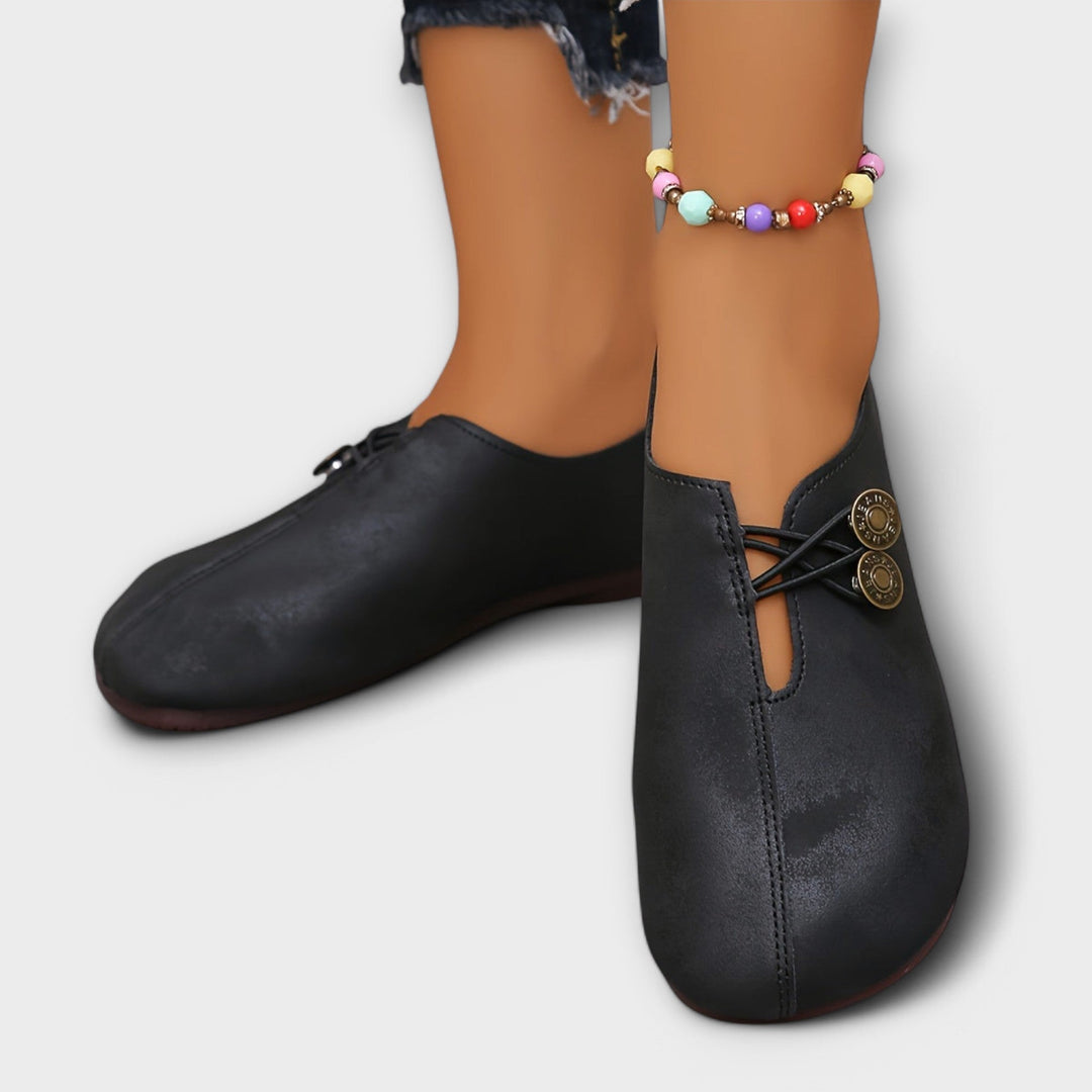 Ноера - Лоафери от велур