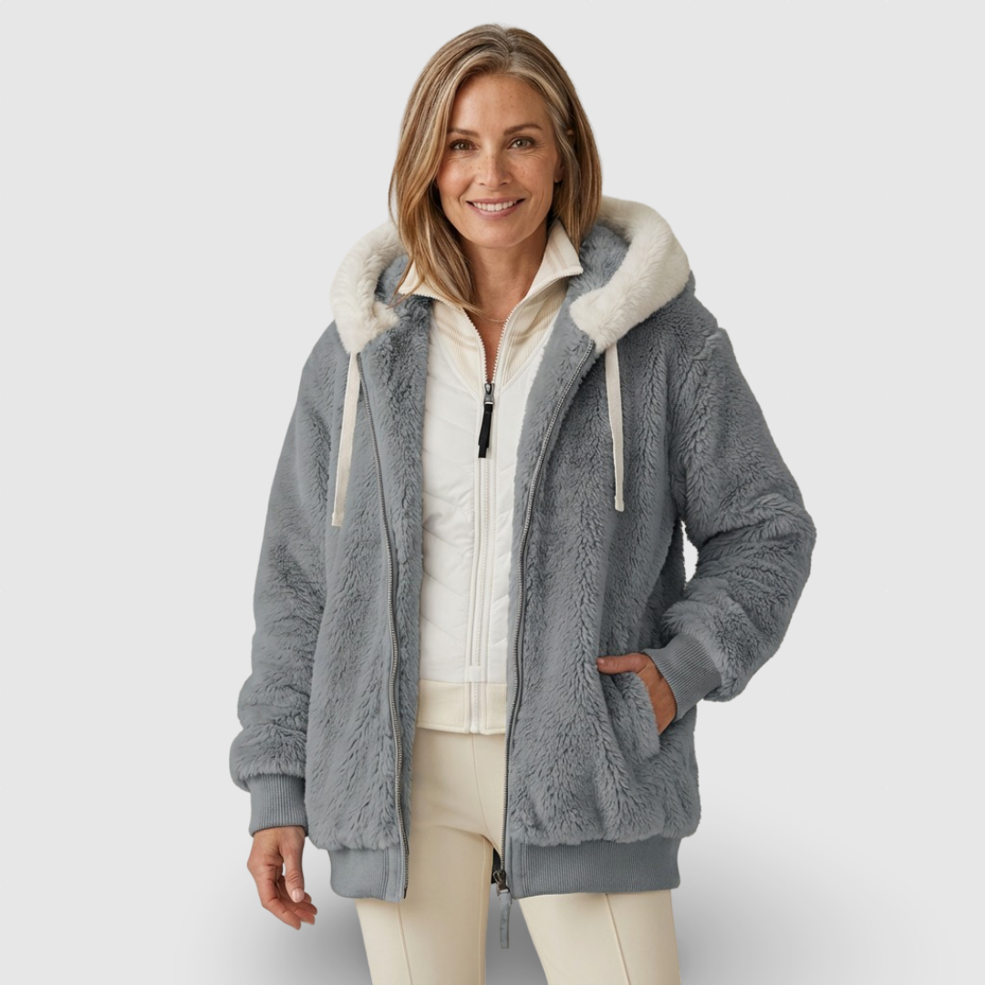 Яна – Премиум пухено яке с качулка
