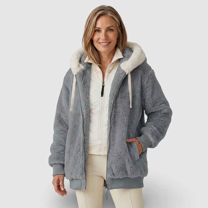 Яна – Премиум пухено яке с качулка