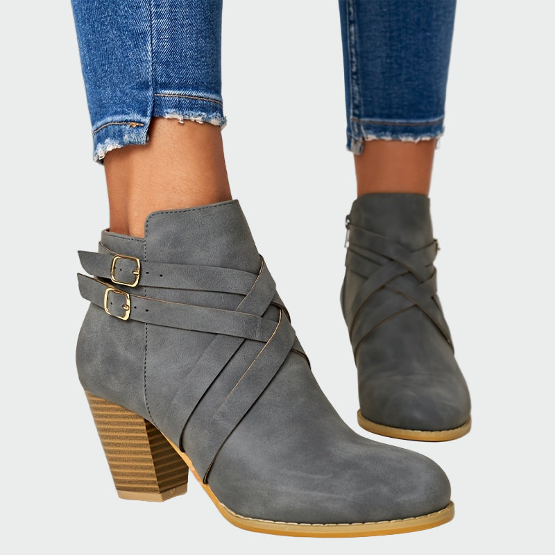 Славица - Ортопедични кожени ботуши