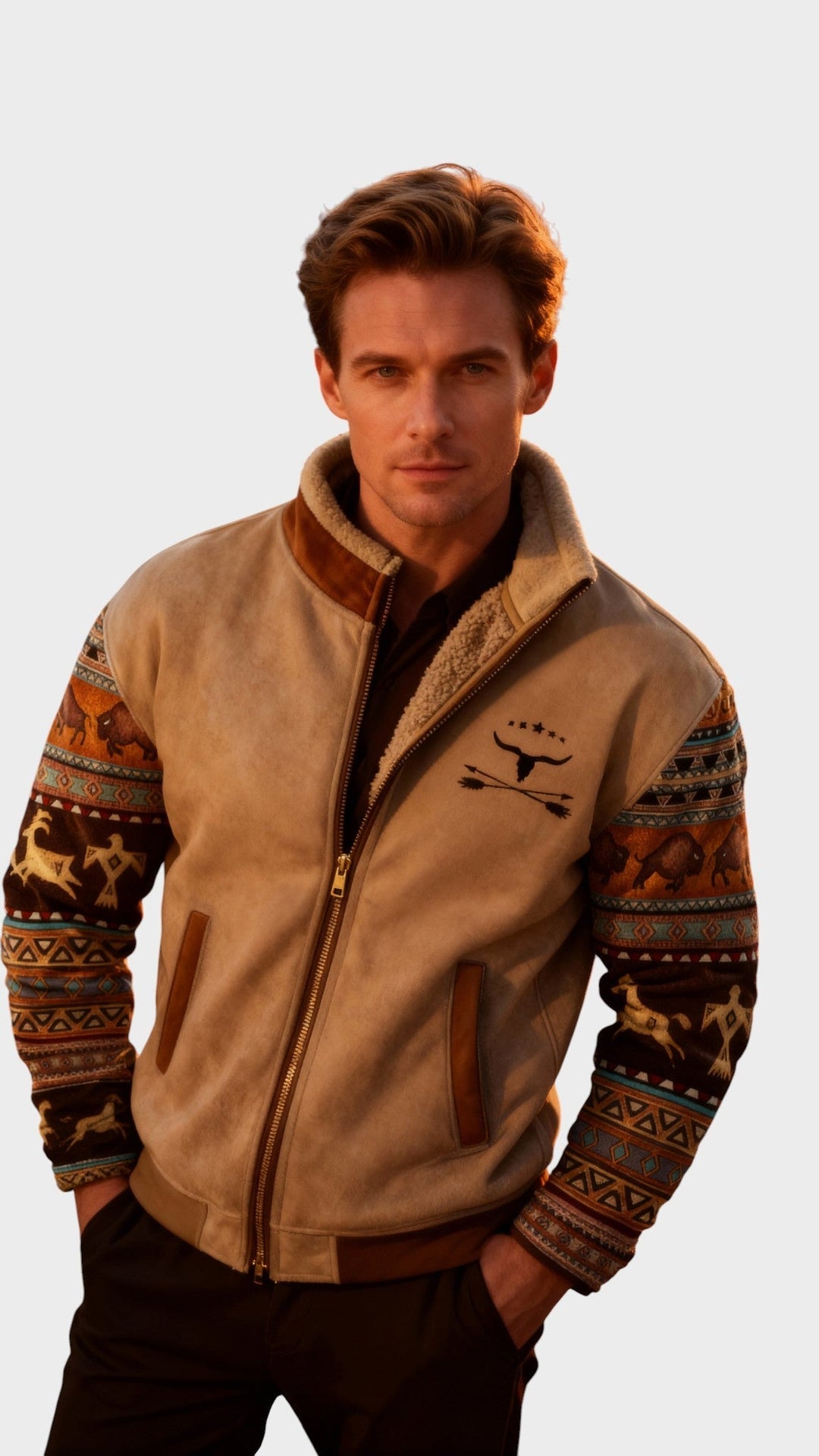 Жоао – Стилно флийс яке с термо подплата