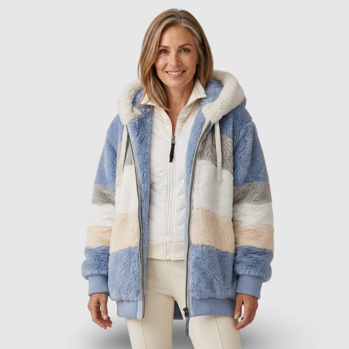 Яна – Премиум пухено яке с качулка