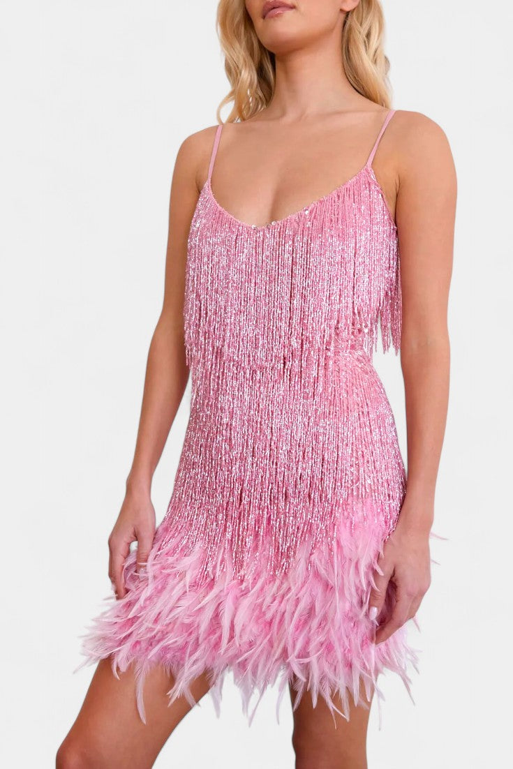 Миряна Мини Рокля с Перца