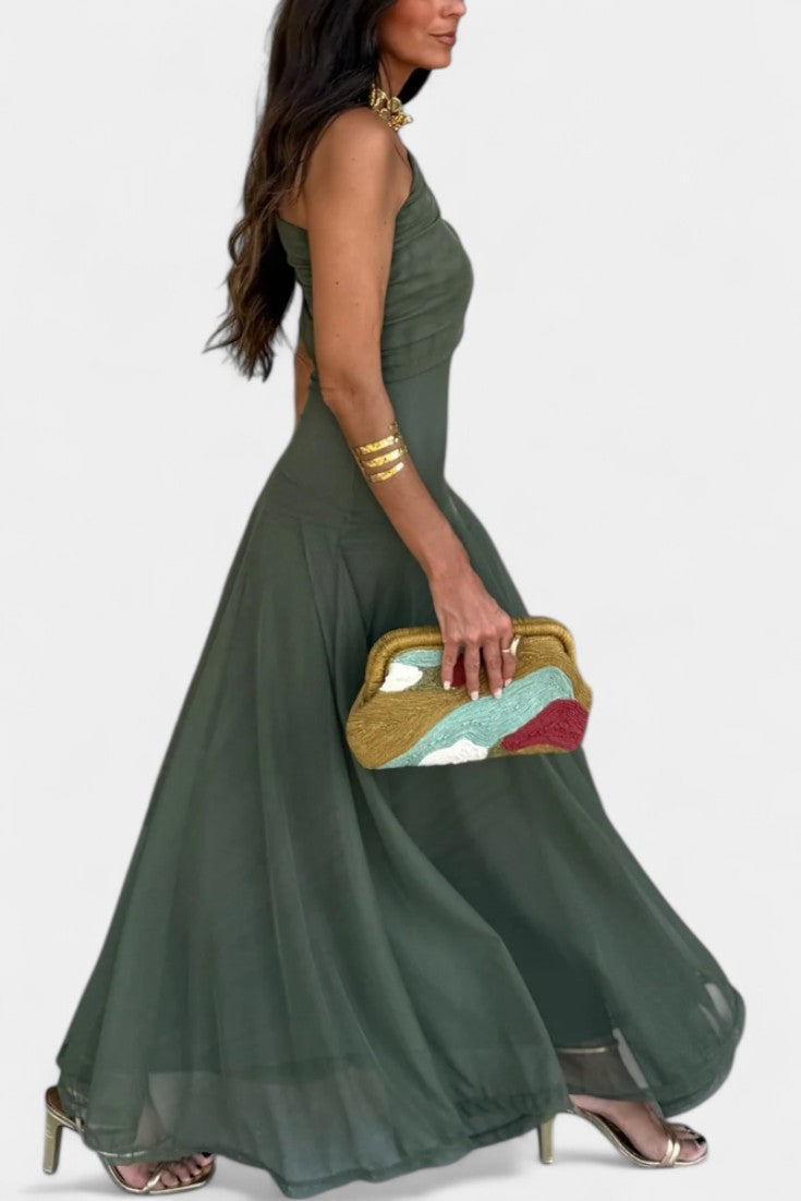 Рената - Макси рокля с едно рамо