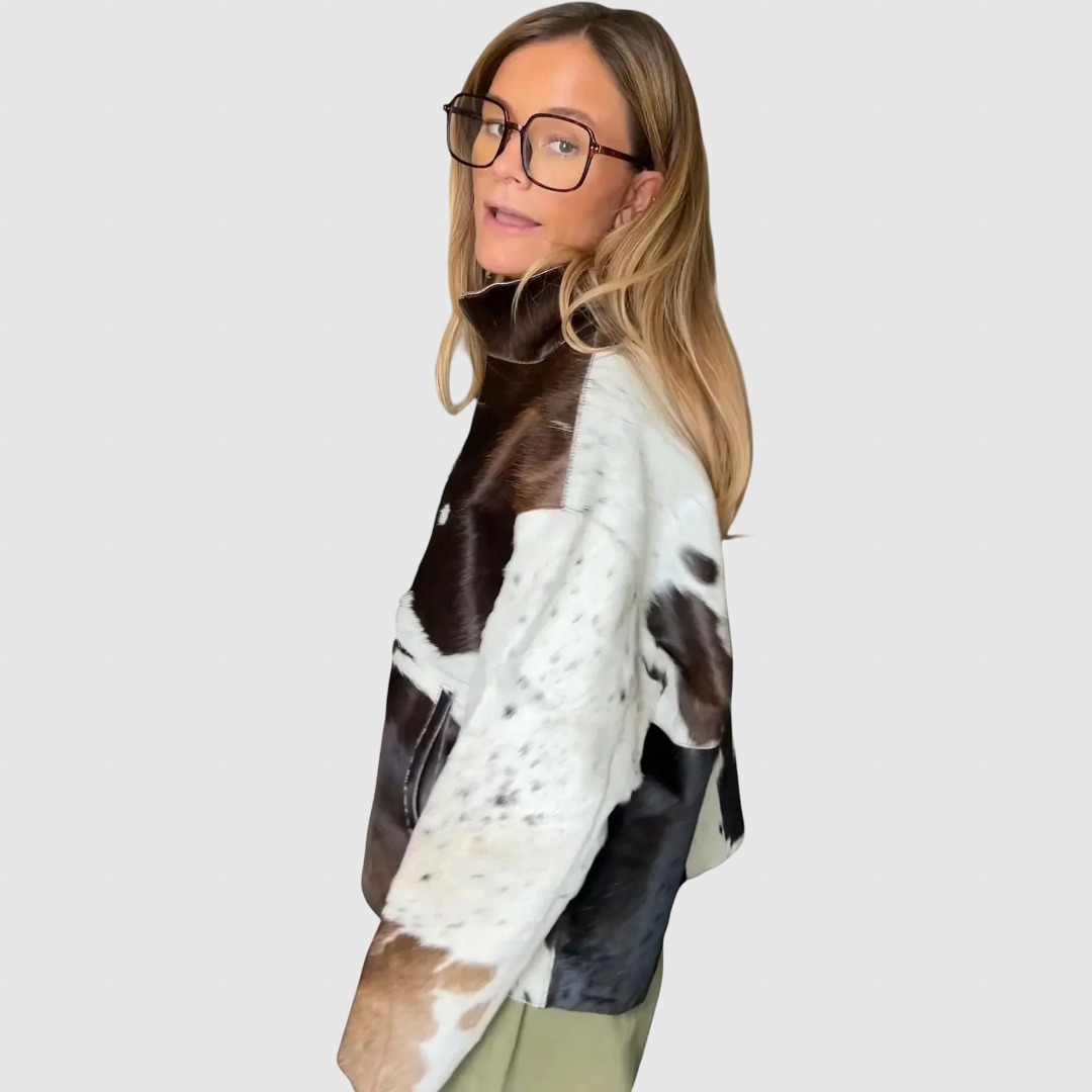 Луна - Яке от кравешка кожа