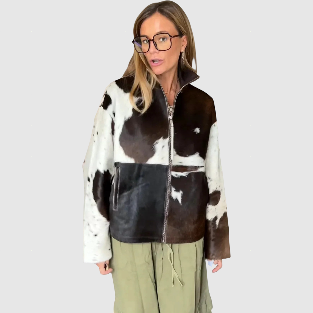 Луна - Яке от кравешка кожа