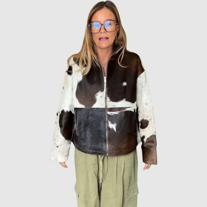 Луна - Яке от кравешка кожа