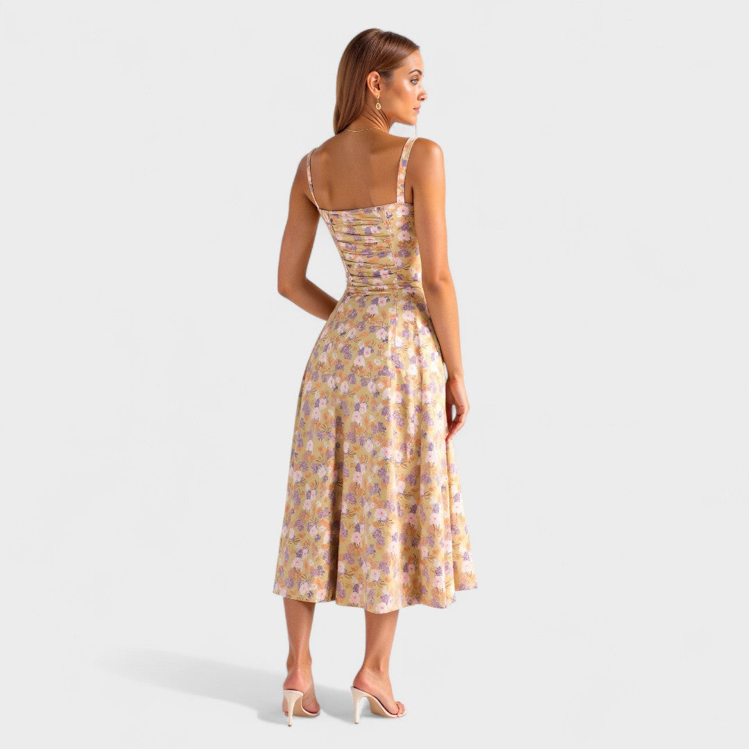 Петра - Корсетна Миди Рокля