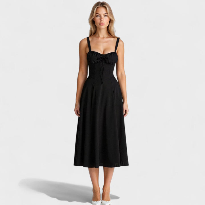 Петра - Корсетна Миди Рокля